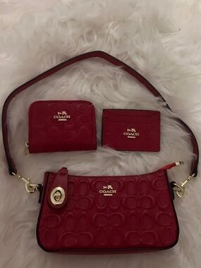 red coach bag ✨